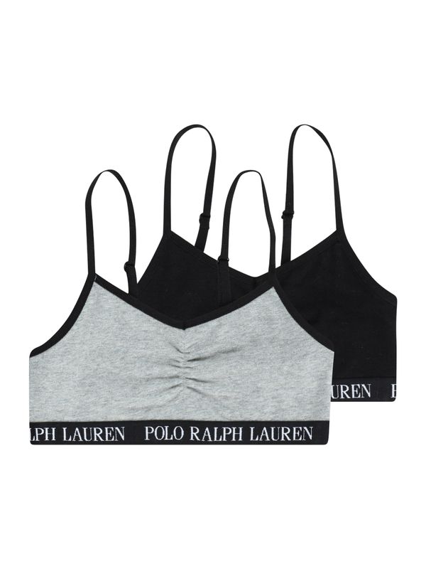 Polo Ralph Lauren Polo Ralph Lauren Сутиен  сив меланж / черно / бяло