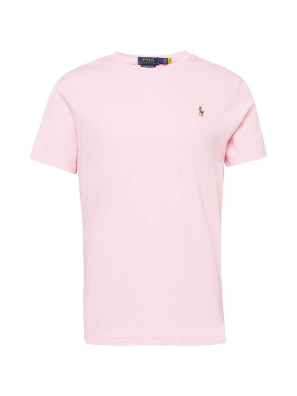 Polo Ralph Lauren Polo Ralph Lauren Тениска  бежово / кафяво / бледорозово