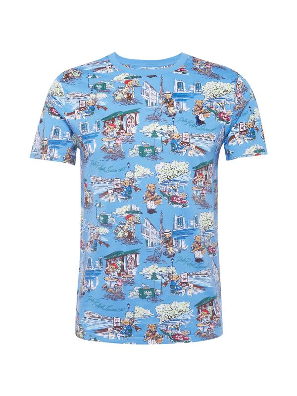 Polo Ralph Lauren Polo Ralph Lauren Тениска  бежово / светлосиньо / зелено / бяло