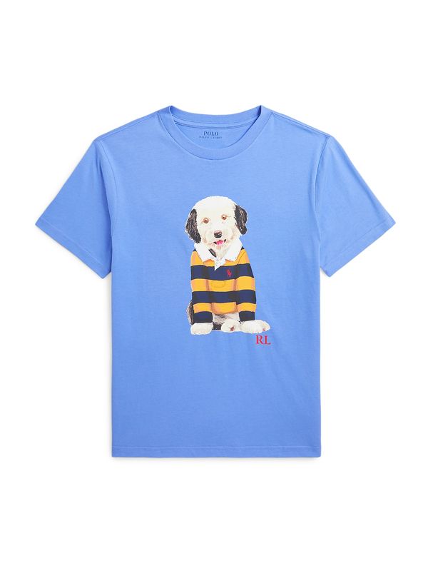 Polo Ralph Lauren Polo Ralph Lauren Тениска 'DOGTEEM1'  синьо / жълто / черно / бяло