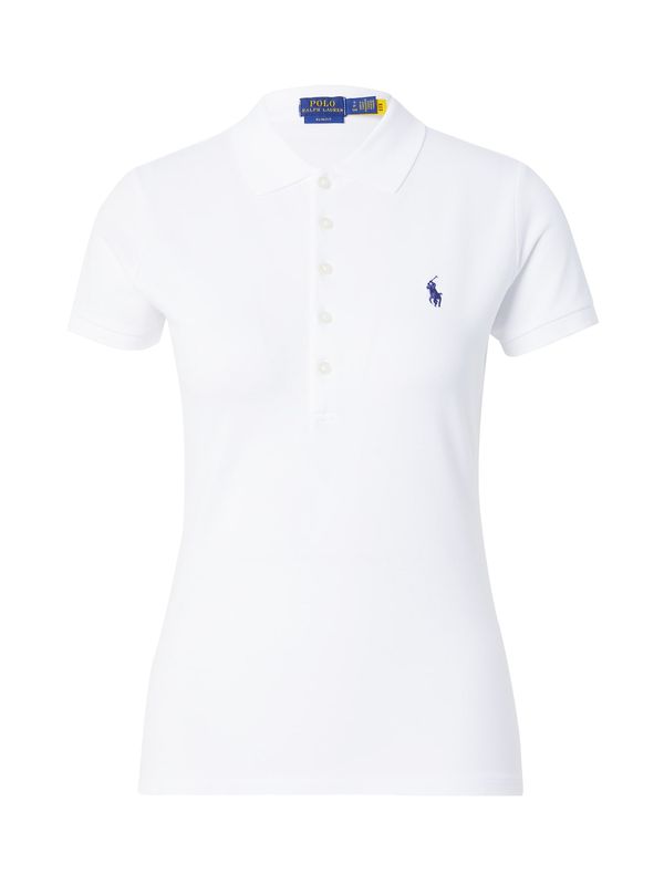 Polo Ralph Lauren Polo Ralph Lauren Тениска 'JULIE'  тъмнолилаво / бяло