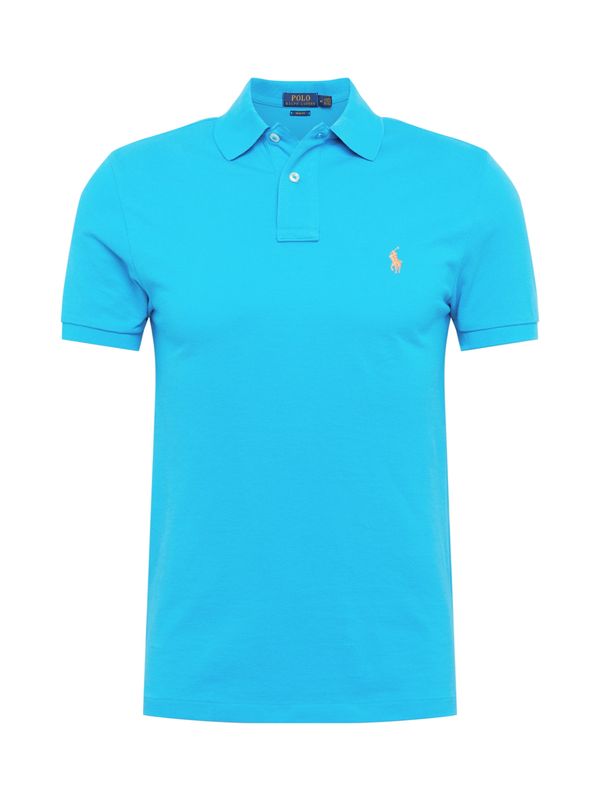 Polo Ralph Lauren Polo Ralph Lauren Тениска  неоново синьо / кайсия