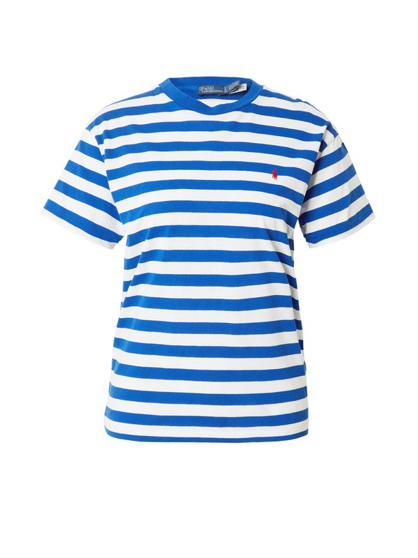 Polo Ralph Lauren Polo Ralph Lauren Тениска  сапфирено синьо / бяло