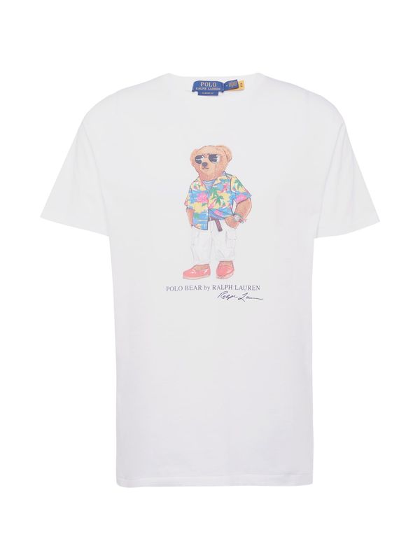 Polo Ralph Lauren Polo Ralph Lauren Тениска  синьо / кафяво / жълто / бяло