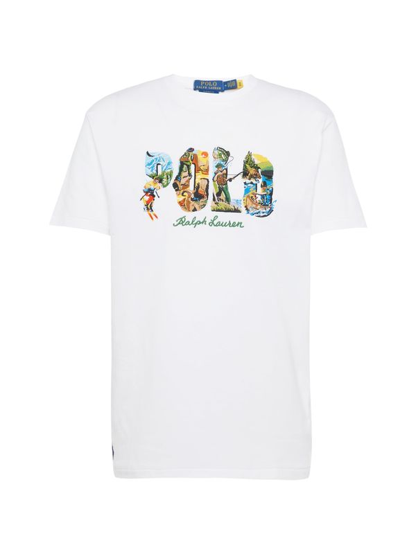 Polo Ralph Lauren Polo Ralph Lauren Тениска  синьо / жълто / оранжево / бяло