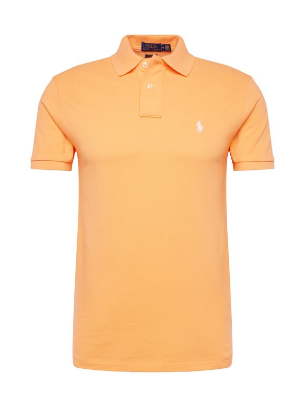 Polo Ralph Lauren Polo Ralph Lauren Тениска 'SSKCSLIM1-SHORT SLEEVE-KNIT'  оранжево-червено