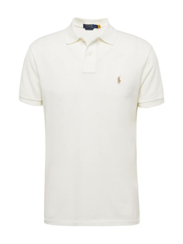 Polo Ralph Lauren Polo Ralph Lauren Тениска  светлобежово / бяло
