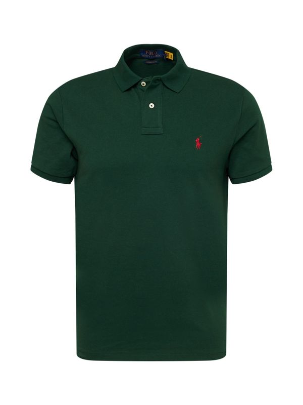 Polo Ralph Lauren Polo Ralph Lauren Тениска  тъмнозелено / червено