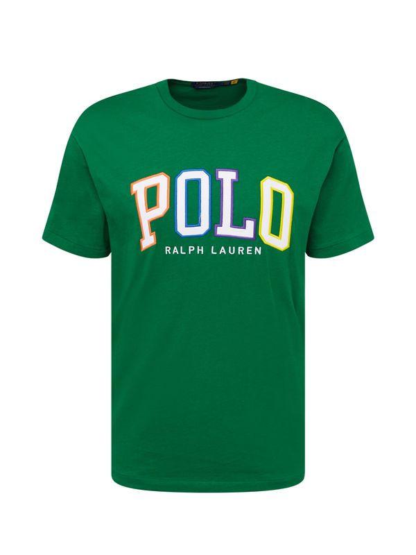 Polo Ralph Lauren Polo Ralph Lauren Тениска  зелено / лилав / оранжево / бяло