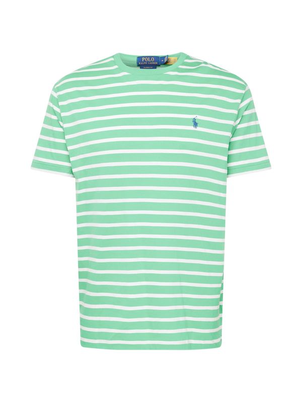 Polo Ralph Lauren Polo Ralph Lauren Тениска  зелено / мръсно бяло
