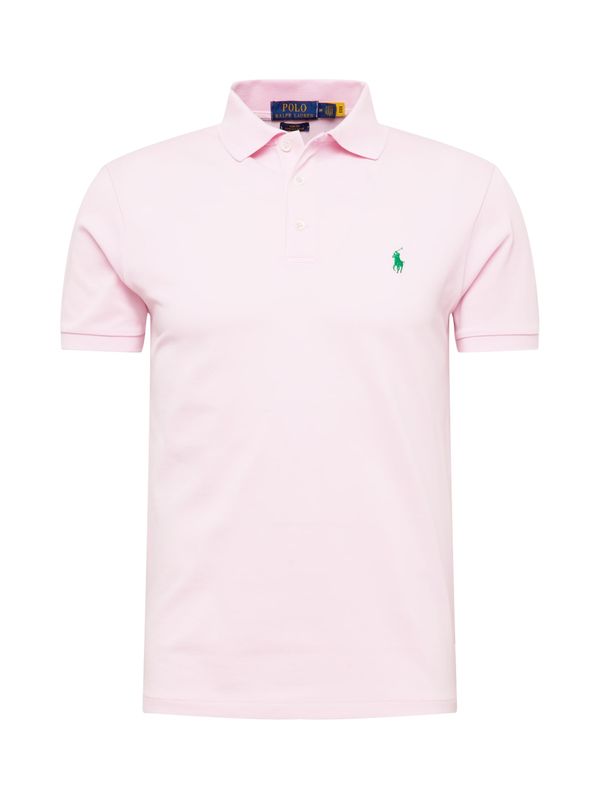Polo Ralph Lauren Polo Ralph Lauren Тениска  зелено / светлорозово