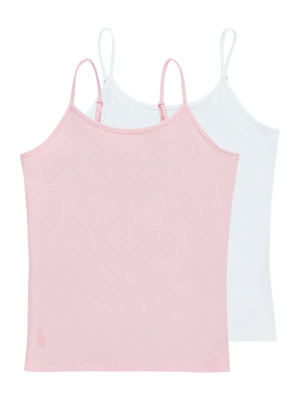 Polo Ralph Lauren Polo Ralph Lauren Топ  бледорозово / бяло