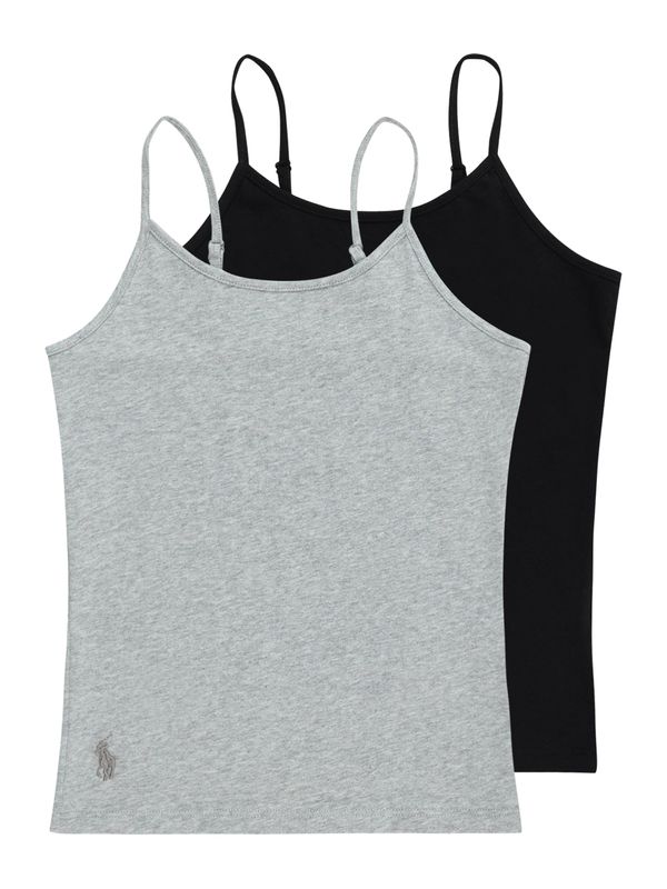 Polo Ralph Lauren Polo Ralph Lauren Топ  сив меланж / черно