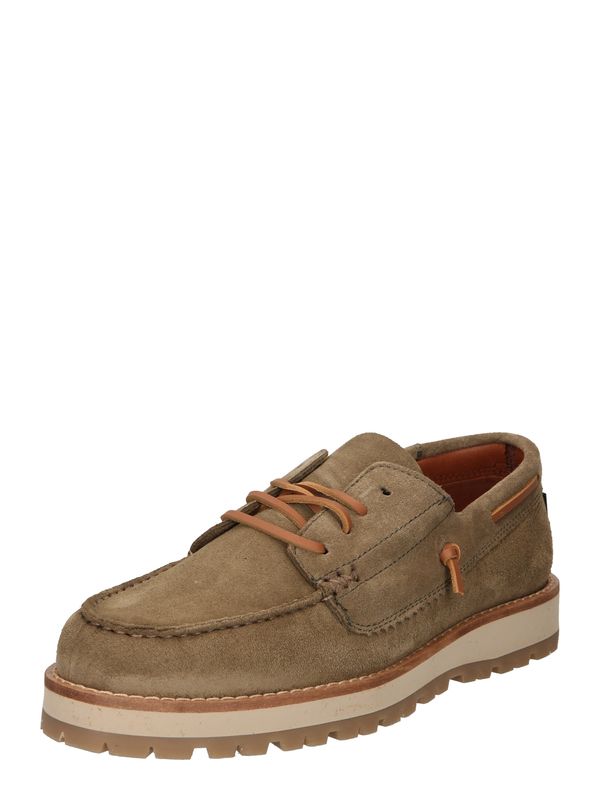 POMPEII POMPEII Обувки с връзки 'BRISTOL'  каки