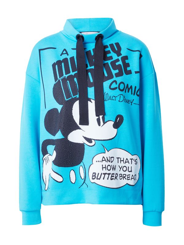 PRINCESS GOES HOLLYWOOD PRINCESS GOES HOLLYWOOD Суичър  светлосиньо / черно / мръсно бяло