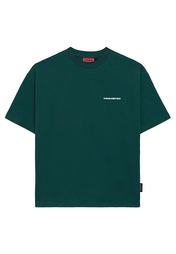 Prohibited Prohibited Тениска  тъмнозелено / бяло