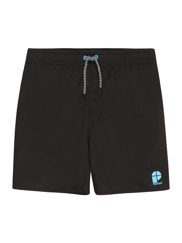 PROTEST PROTEST Шорти за плуване  светлосиньо / черно
