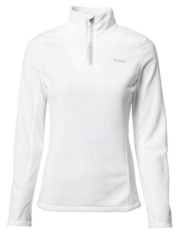 PROTEST PROTEST Спортен пуловер  светлосиво / мръсно бяло