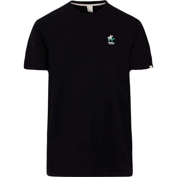 PROTEST PROTEST Тениска 'Screm'  нефритено зелено / черно / бяло