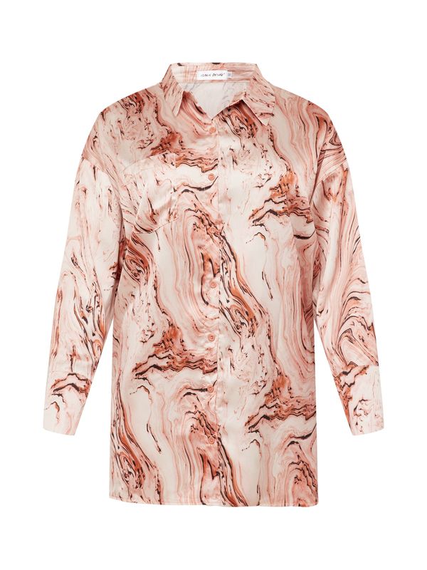 Public Desire Curve Public Desire Curve Рокля тип риза  кафяво / капучино