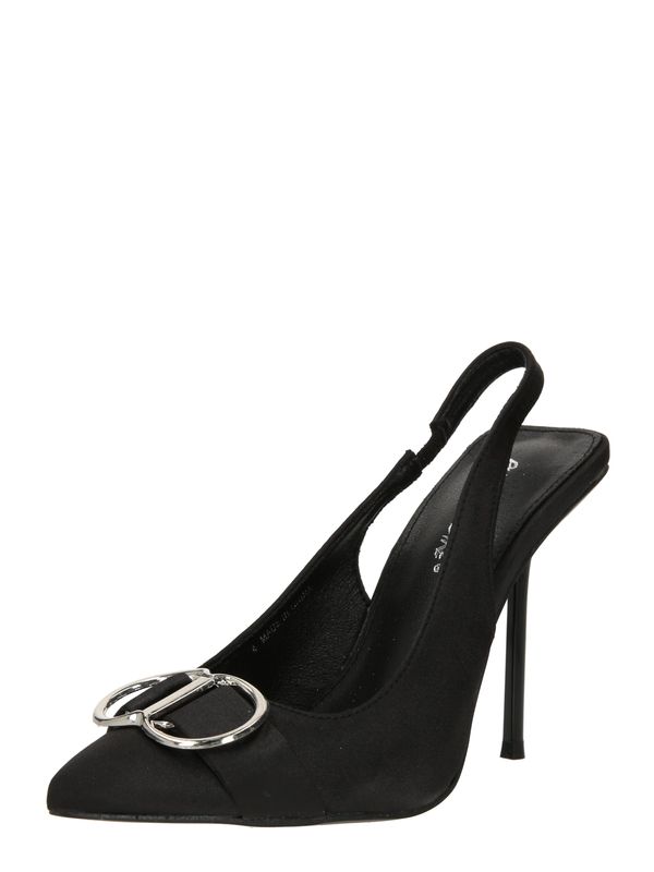 Public Desire Public Desire Дамски обувки на ток с отворена пета 'SPICY'  черно