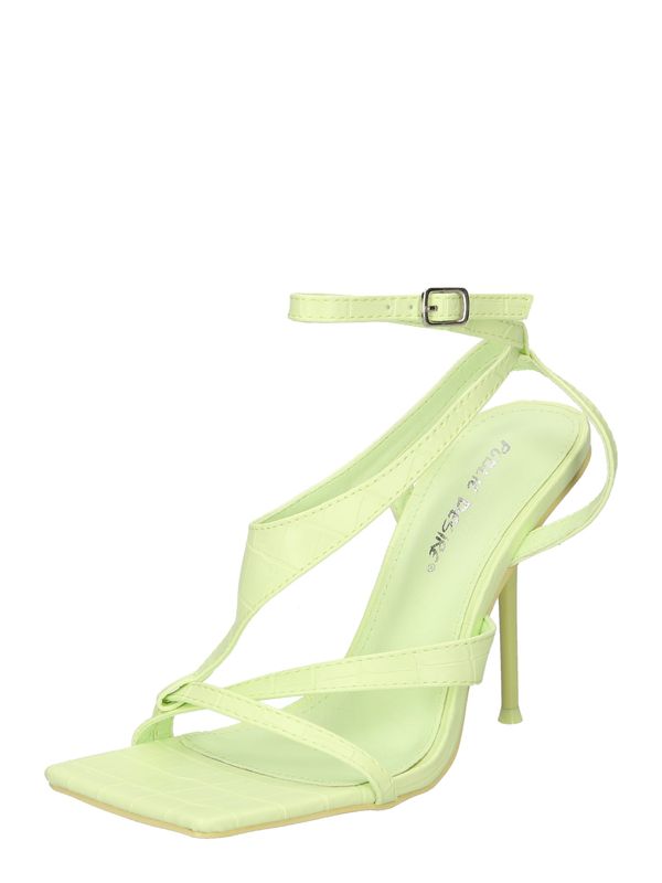 Public Desire Public Desire Сандали с каишка 'HARNESS'  светлозелено