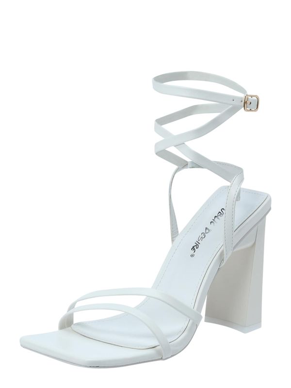 Public Desire Public Desire Сандали с каишка 'IVES'  бяло