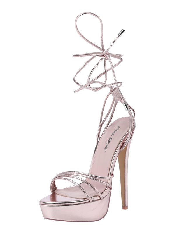 Public Desire Public Desire Сандали с каишка 'MUSE'  бледорозово
