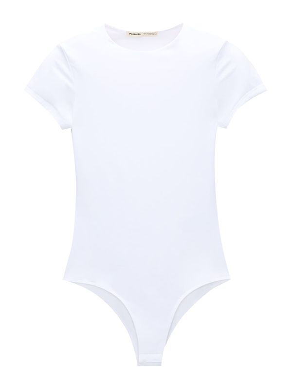 Pull&Bear Pull&Bear Блуза боди  бяло