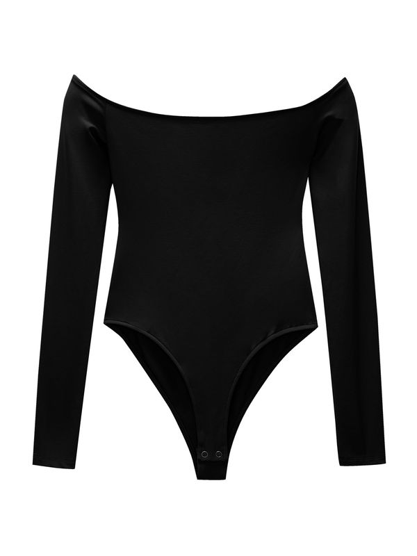 Pull&Bear Pull&Bear Блуза боди  черно