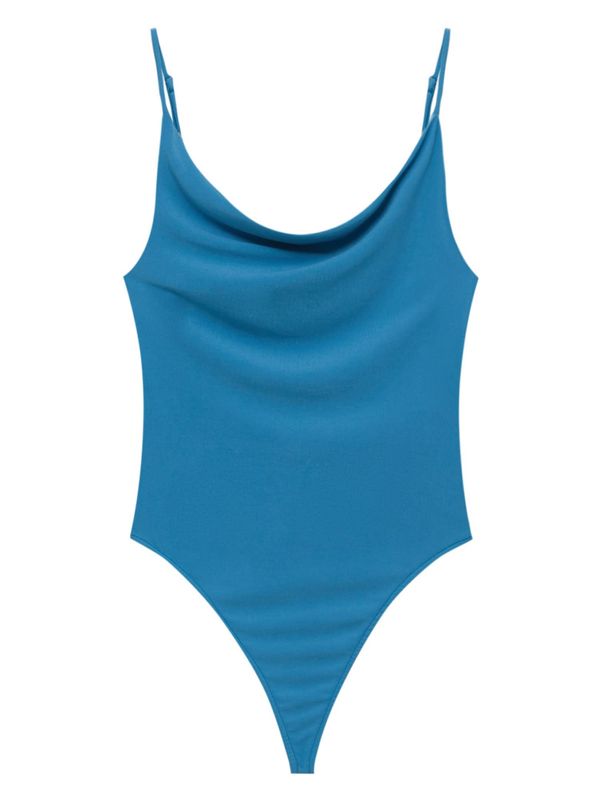 Pull&Bear Pull&Bear Блуза боди  кралско синьо