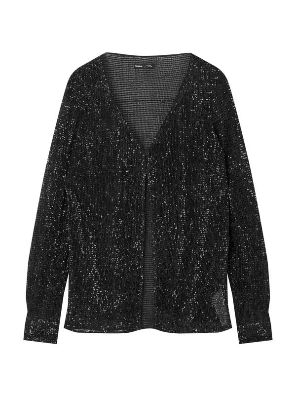 Pull&Bear Pull&Bear Блуза  черно
