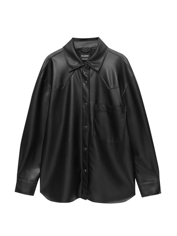 Pull&Bear Pull&Bear Блуза  черно