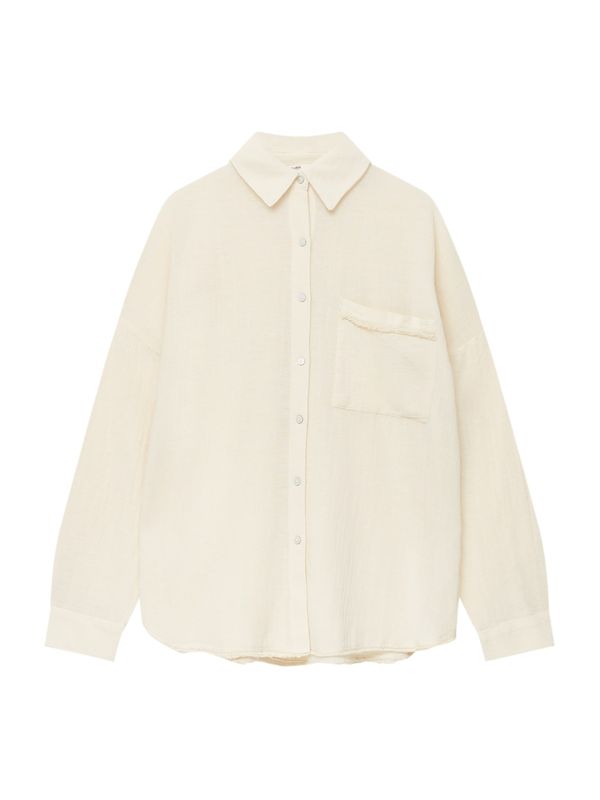 Pull&Bear Pull&Bear Блуза  кремаво