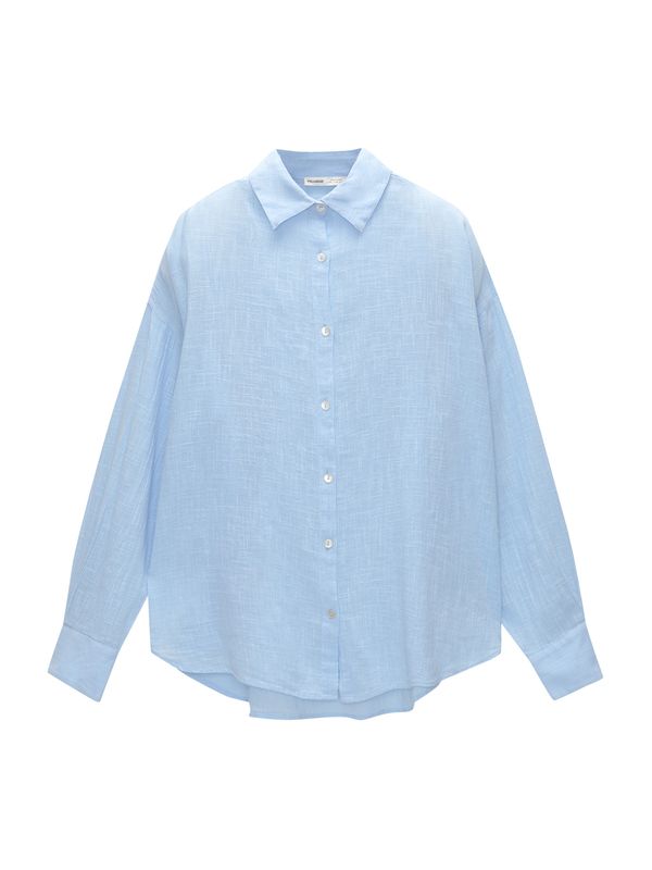 Pull&Bear Pull&Bear Блуза  небесносиньо