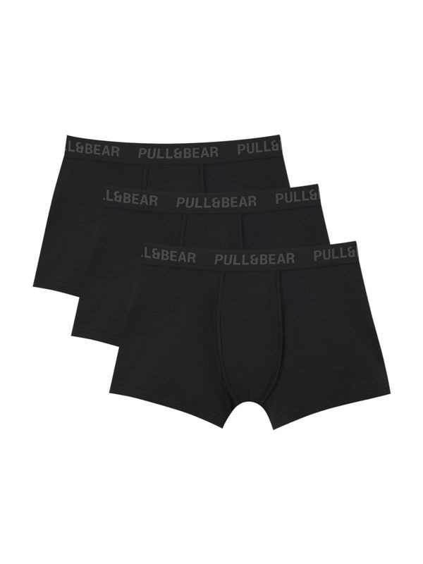 Pull&Bear Pull&Bear Боксерки  графитено сиво / черно