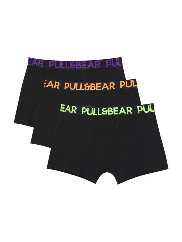 Pull&Bear Pull&Bear Боксерки  киви / светлолилаво / оранжево / черно