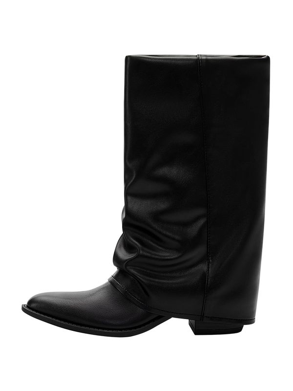 Pull&Bear Pull&Bear Ботуши  черно