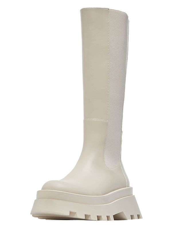 Pull&Bear Pull&Bear Ботуши  кремаво