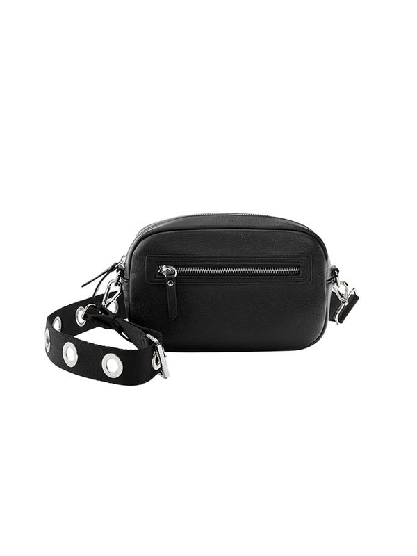 Pull&Bear Pull&Bear Чанта с презрамки  черно / сребърно