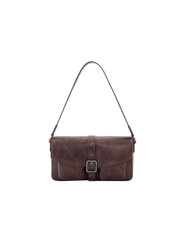 Pull&Bear Pull&Bear Чанта за през рамо  тъмнокафяво