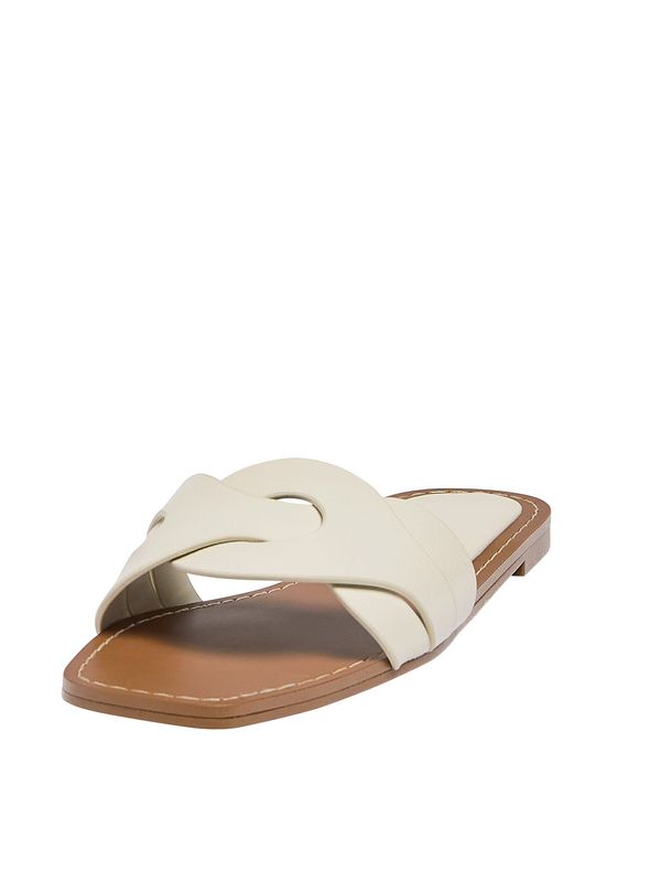 Pull&Bear Pull&Bear Чехли  мръсно бяло