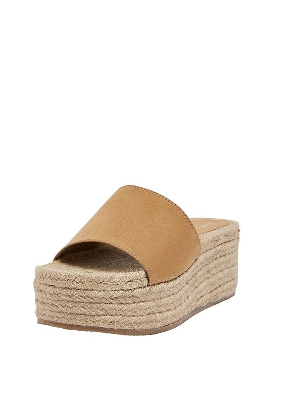 Pull&Bear Pull&Bear Чехли  светлокафяво