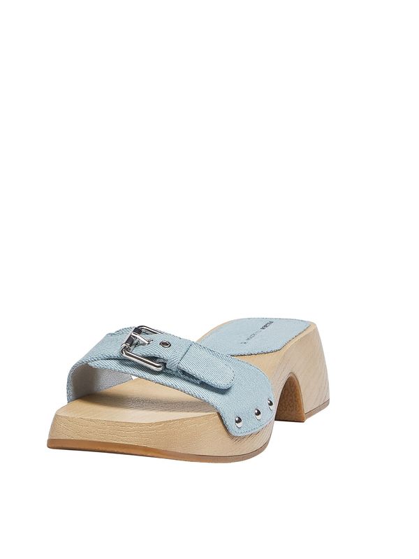 Pull&Bear Pull&Bear Чехли  светлосиньо