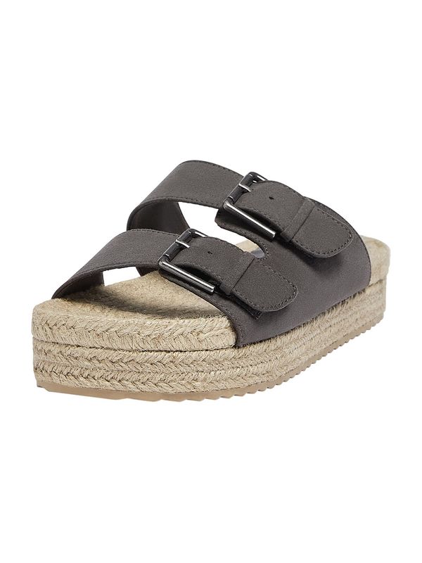 Pull&Bear Pull&Bear Чехли  тъмносиво