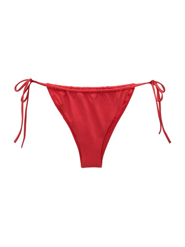 Pull&Bear Pull&Bear Долнище на бански тип бикини  червено