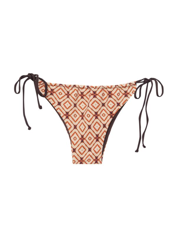 Pull&Bear Pull&Bear Долнище на бански тип бикини  цвят "пясък" / шоколад / охра