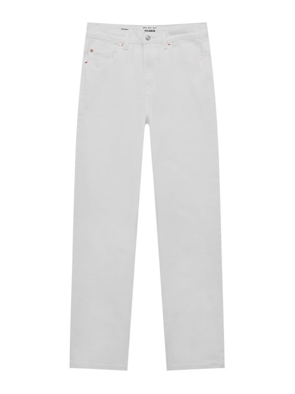 Pull&Bear Pull&Bear Дънки  бял деним