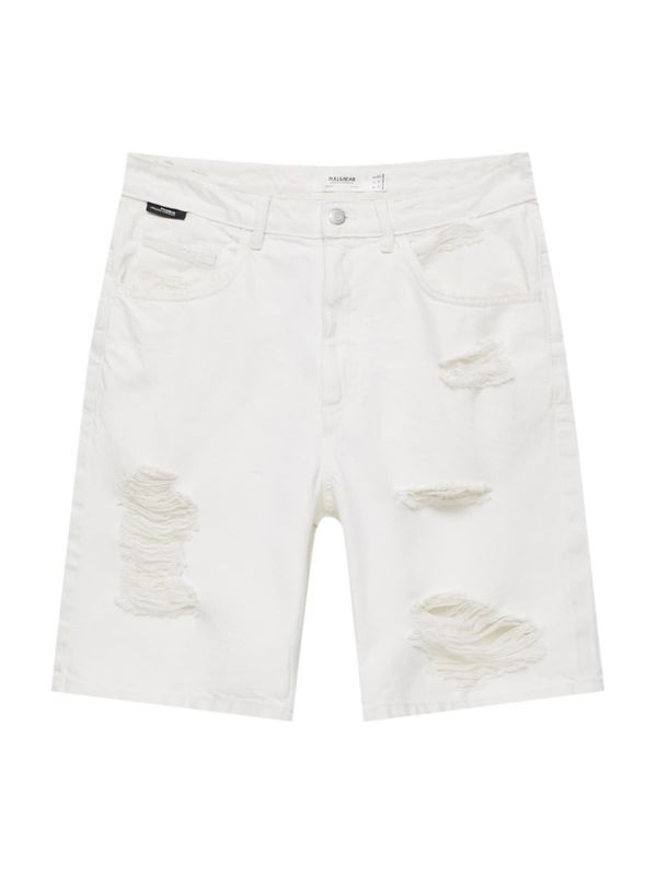 Pull&Bear Pull&Bear Дънки  бял деним