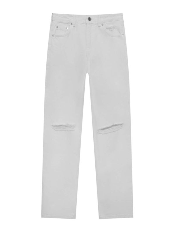 Pull&Bear Pull&Bear Дънки  бял деним